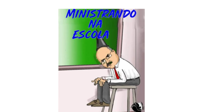 Charges Do CYRILLO     O Ministro Da Educação De Castigo