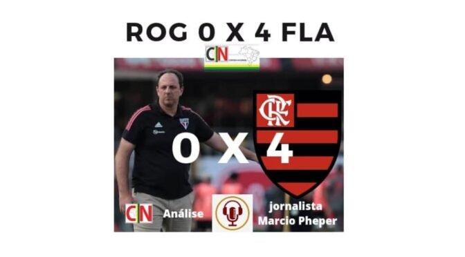 SPFC perde de 4 x 0 para regério ceni