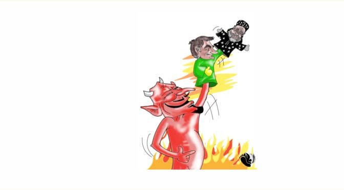 CHARGES DO CYRILLO ironizando a campanha eleitoral 2022